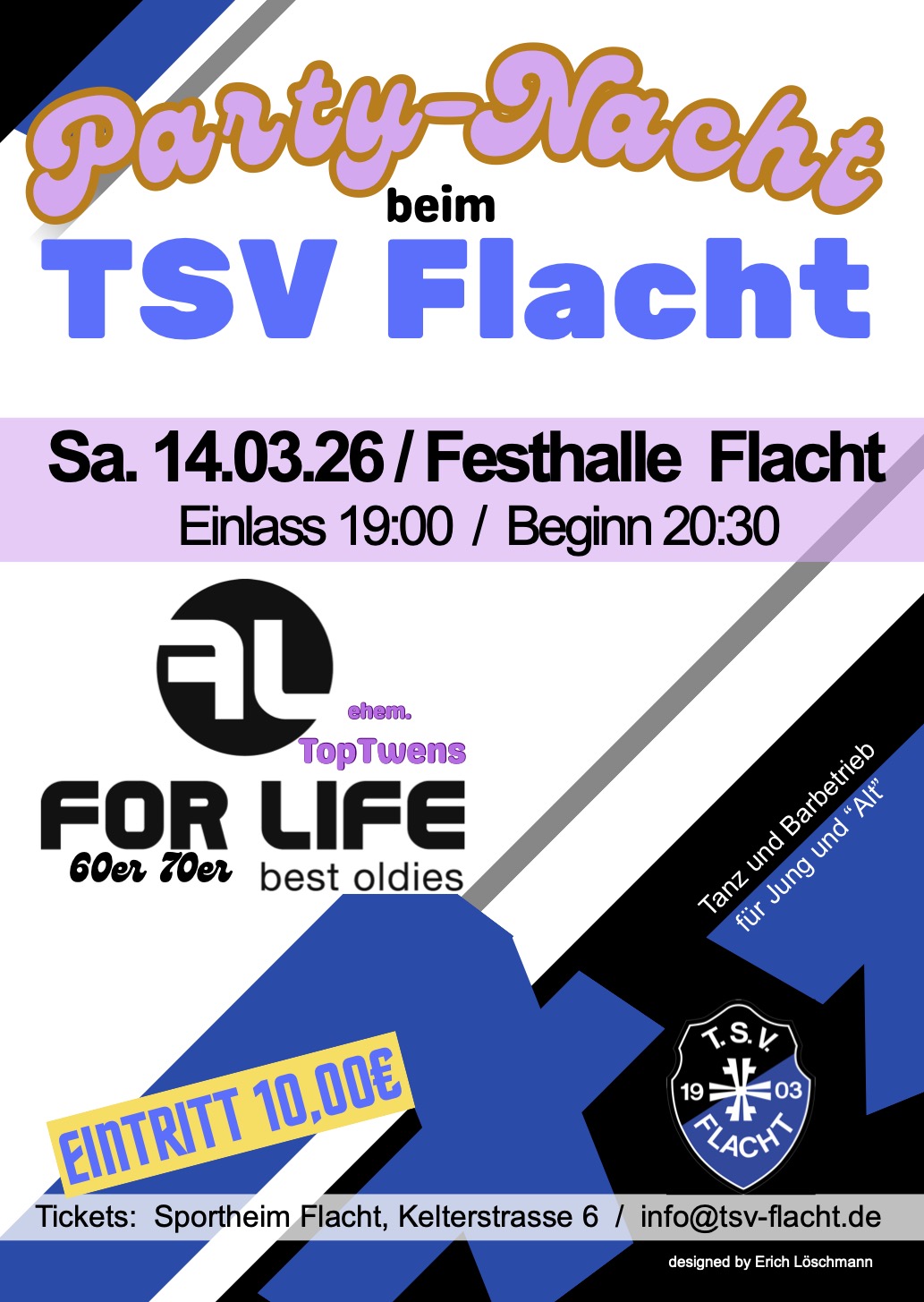 Einladung zur Party Nacht